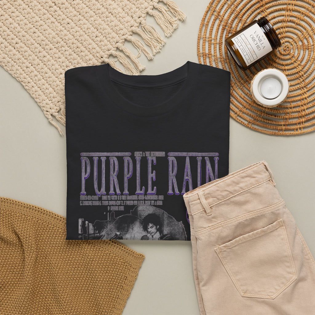 Purple Rain Graphic Tee — Vintage Prince Tribute T-Shirt