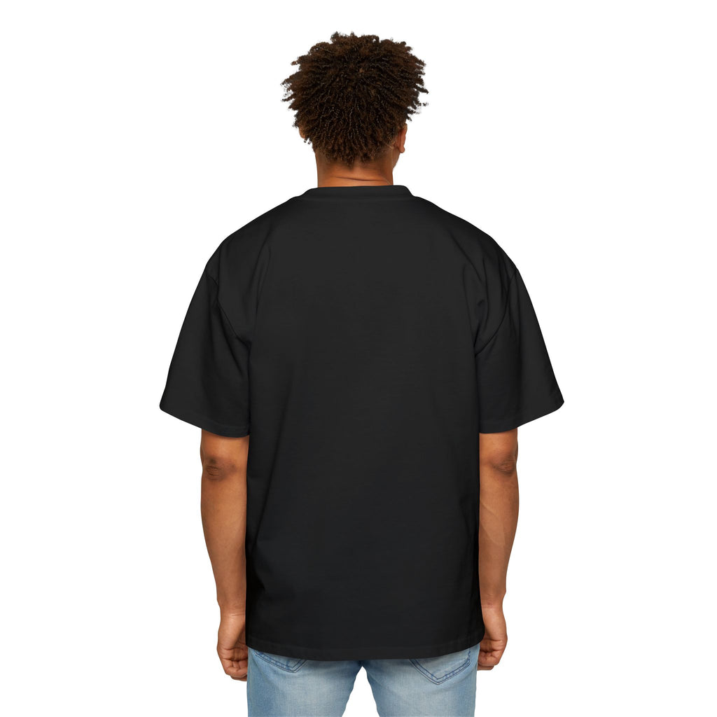 Men's Oversized Tee — Minimal 'PWRLA' Logo Streetwear T-Shirt