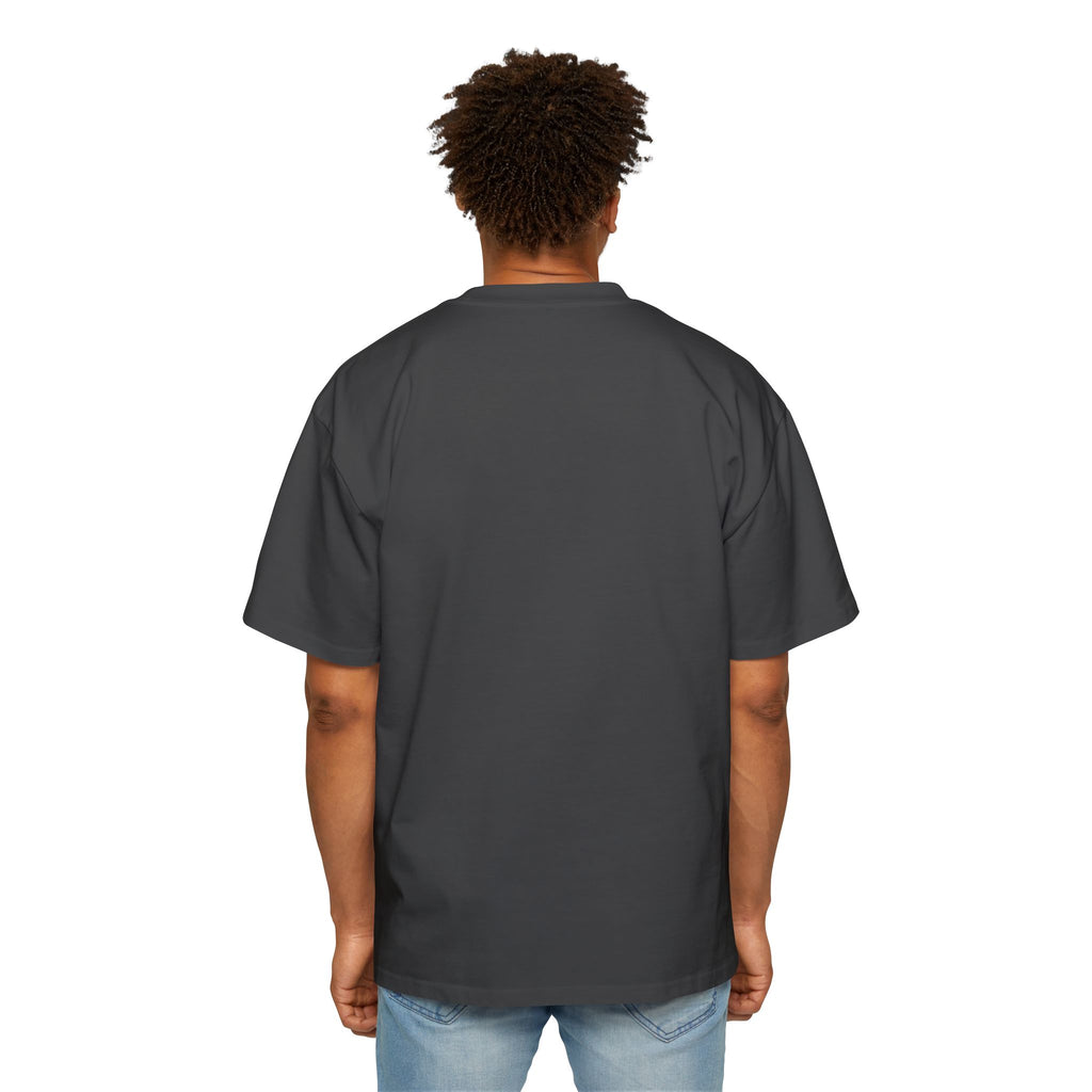 Men's Oversized Tee — Minimal 'PWRLA' Logo Streetwear T-Shirt