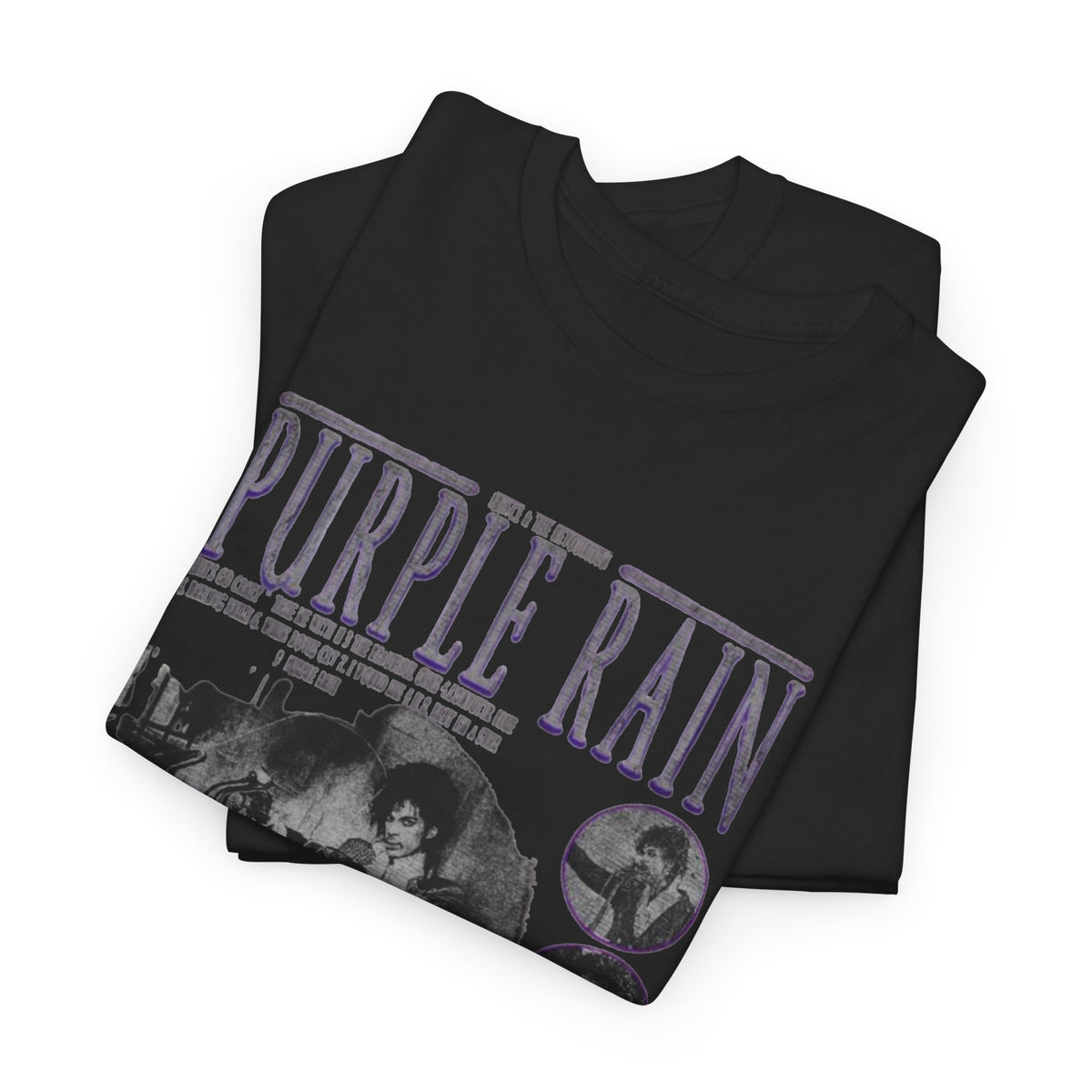 Purple Rain Graphic Tee — Vintage Prince Tribute T-Shirt